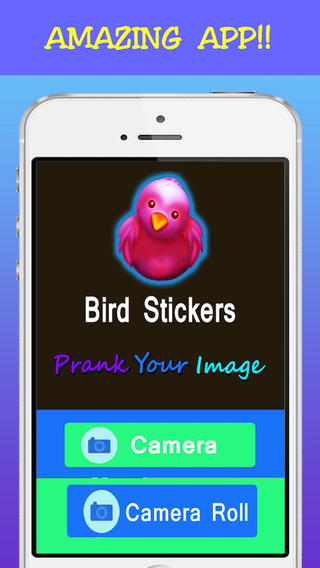 Prank My Photo: Make Fun of Photo Album with Funny Bird Stickers