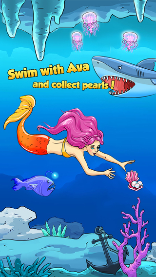 【免費遊戲App】Mermaid Ava and Friends - Ocean Princess Hair Care, Make Up Salon and Dress Up (No Ads)-APP點子