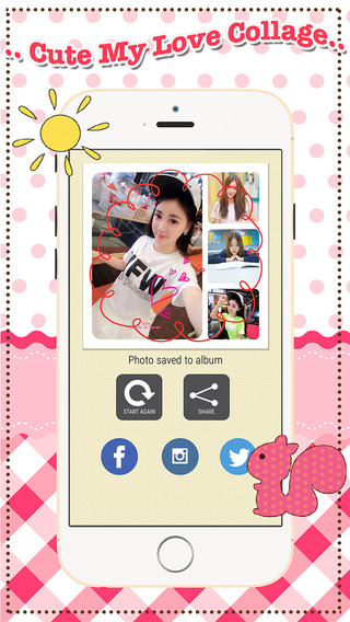 【免費娛樂App】Cute My Love Collage-APP點子