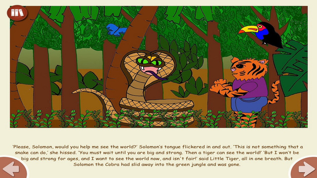 【免費娛樂App】Little Tiger Sees The World - An interactive eBook in English for children-APP點子