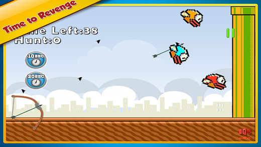 【免費遊戲App】Flappy Revenge archer shooting : Ugly bird Hunting by bow and arrow-APP點子