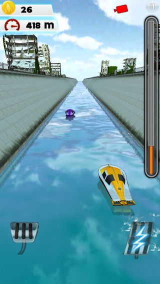 【免費遊戲App】Action Boat Racing 3D-APP點子