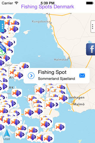 Fishing Spots Denmark screenshot 2
