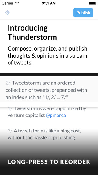 【免費社交App】Thunderstorm - Publish Tweetstorms to Twitter-APP點子