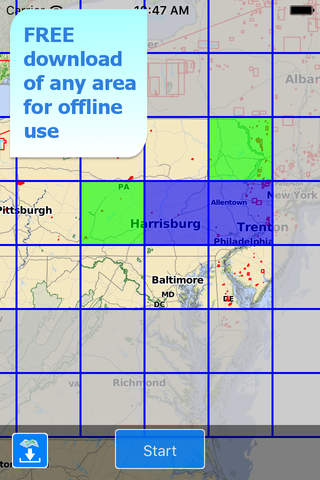Aqua Map Pennsylvania Lakes screenshot 4