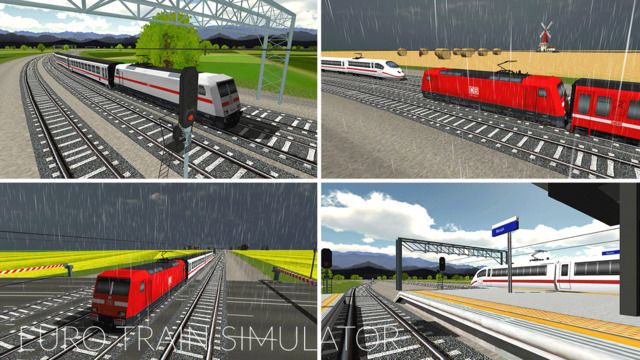 【免費遊戲App】Euro Train Simulator-APP點子