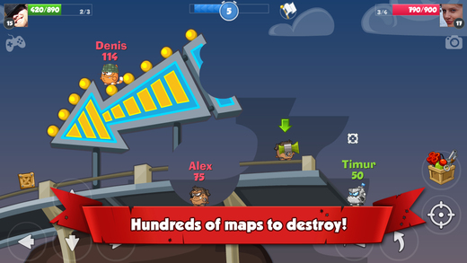 【免費遊戲App】Wormix - MMO strategy war game with campaign and online multiplayer PvP battles against friends-APP點子