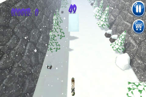 Finger Snowboard 3D screenshot 3
