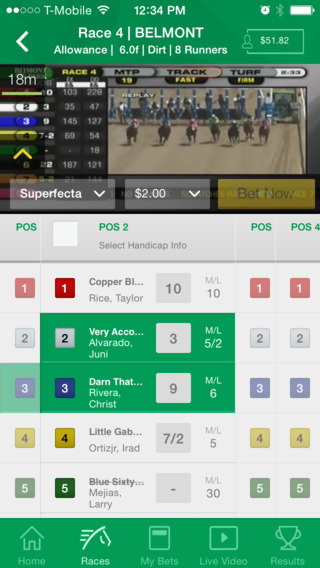 免費下載運動APP|4NJBets – Horse Racing Betting, Odds, Live Video and Racetrack Results powered by TVG app開箱文|APP開箱王