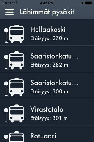 Oulun Bussipysäkit screenshot 2