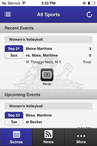 MMABucs Mobi Front Row screenshot 3