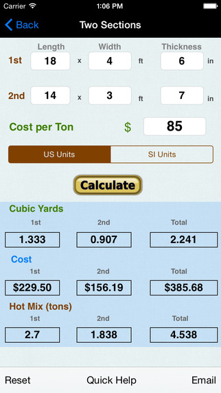 Construction Calcs: Asphalt Concrete Drywall Roofing