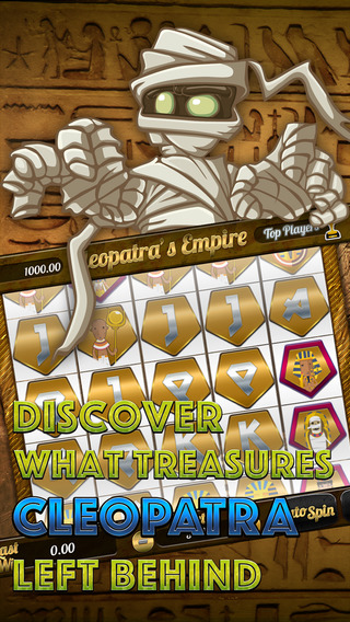 Cleopatra Empire: Best Casino Free Slots Machine