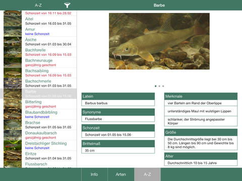 【免費書籍App】Fische OÖ - Schonzeiten & Brittelmaße (Schonbestimmungen ab 2014)-APP點子