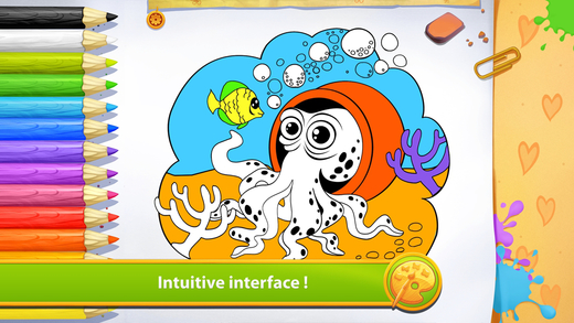 Sea Creatures - Living Coloring Free