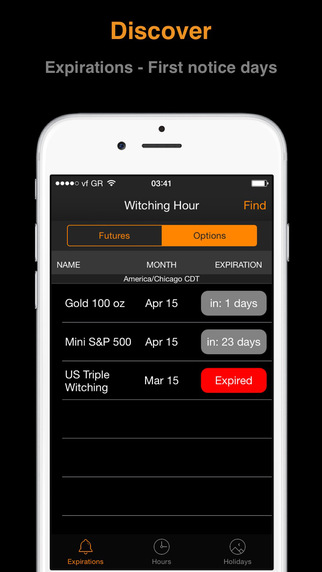 【免費財經App】Witching Hour - Futures and Options Trading Hours and Expirations-APP點子