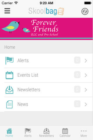 Forever Friends Eary Learning Centre and Pre School - Skoolbag screenshot 2