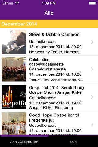 Gospelnation - live gospel i Danmark screenshot 2
