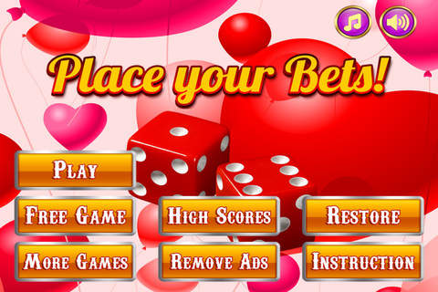 A Lucky Love Cupid Hit the Prize Craps Dice Games - Best World of Casino Free screenshot 3