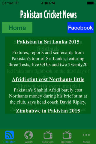 Pakistan Cricket News screenshot 3