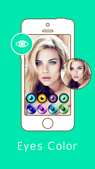 Eye Colour Changer -Pic Effects Blender Face Visage Makeup Photo Filter Booth