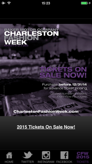 【免費生活App】Charleston Fashion Week-APP點子