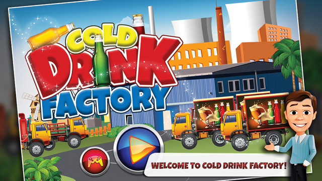 Cold Drink Factory – Make cola soda bottle in this cooking chef game for kids