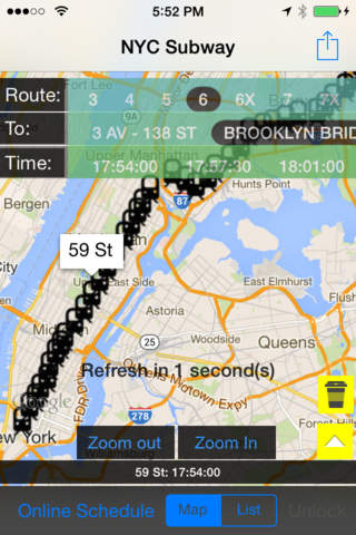 NYC Subway Instant Route and Stop Finder + Street View + Coffee Shop Finder Pro screenshot 4