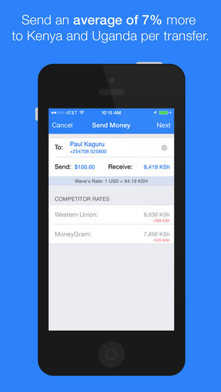 【免費財經App】Wave - Send Money to Kenya + Uganda-APP點子