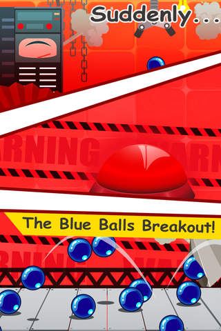 Catch The 100 Bouncing Blue Balls screenshot 2