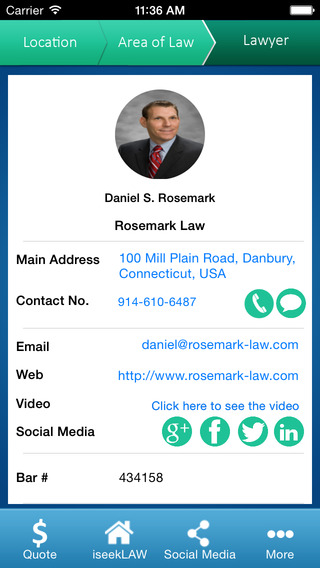 免費下載商業APP|iseekLAW: Enhanced Social Media Directory for Lawyers, Attorneys, and Law Firms app開箱文|APP開箱王