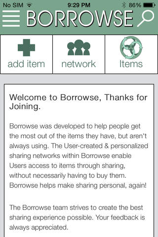 Borrowse screenshot 2