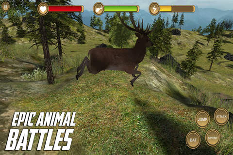 Stag Deer Simulator HD Animal Life screenshot 3