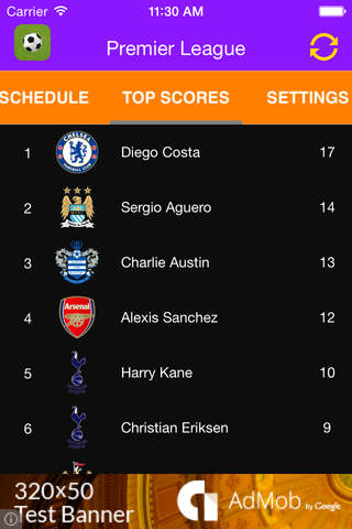 Soccer Score - Live Soccer (Football) Score app screenshot 4