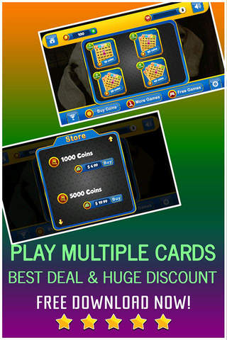 Bingo PRO - Play Online Casino and Number Card Game for FREE ! - Zoolander Edition screenshot 3