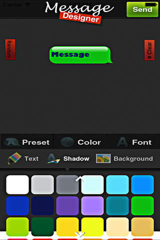 Cool Color Text Message Designer screenshot 2