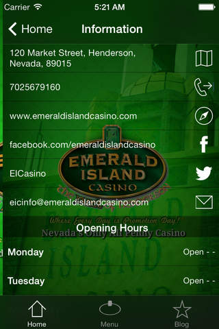 Emerald Island Casino screenshot 3