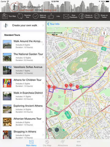 免費下載旅遊APP|Athens Map and Walks, Full Version app開箱文|APP開箱王
