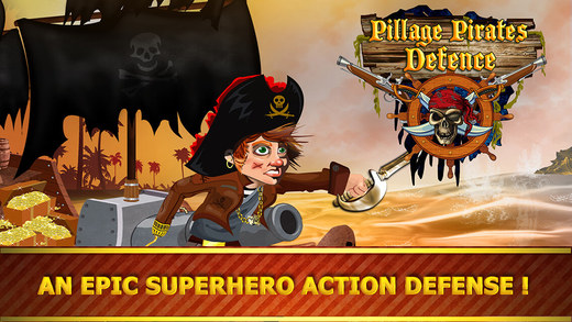Pillage Pirates Defence: Pirate Ship Battle of Paradise Treasure Islands FREE