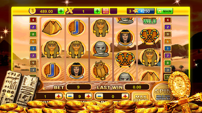 Screenshot 1 A Pharaoh’s Gold Las Vegas Progressive Casino Slots