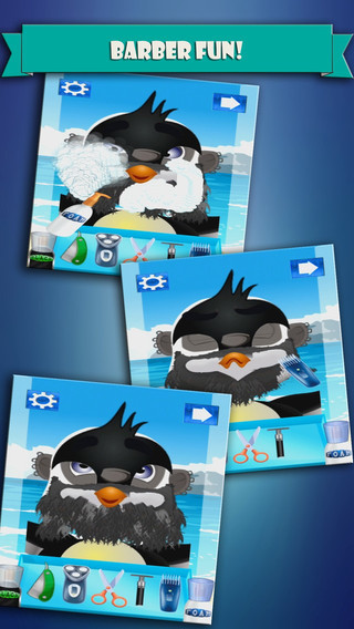 【免費遊戲App】Aaaaaaaah Shave Mr Penguin Toca Hair Salon Doctor-APP點子