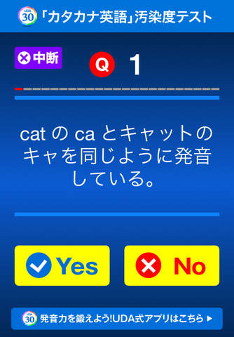 「カタカナ英語」汚染度テスト screenshot 3