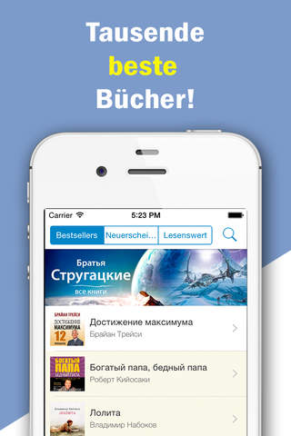 Hörbücher auf Russisch: einfach herunterladen und das Hören genießen! screenshot 2