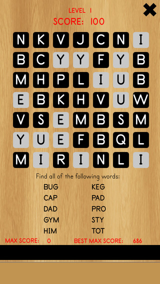 Words Search Find and Match Game
