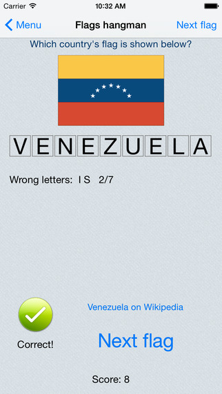 【免費遊戲App】Flags hangman - Geography quiz-APP點子
