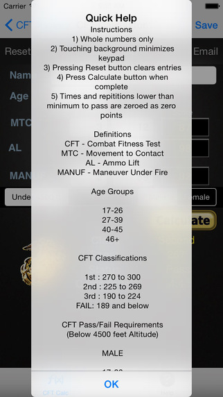 【免費生產應用App】Marine CFT Score-APP點子