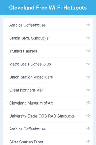 Cleveland Free Wi-Fi Hotspots screenshot 2