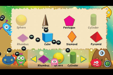 Monster English - Color & Shape Game screenshot 3