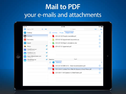 Mail to PDF - Importer and Archivist for e-mails