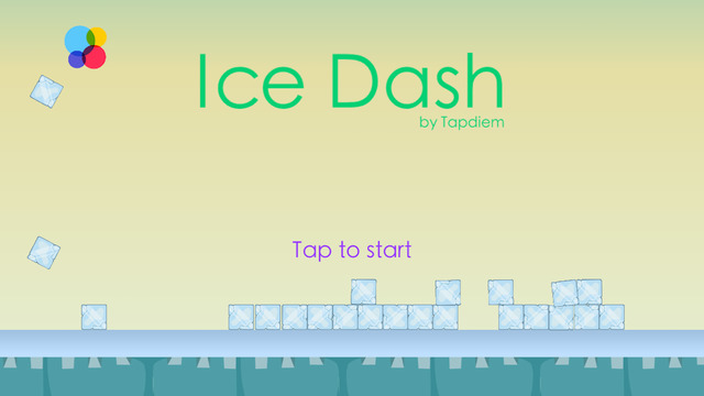 【免費遊戲App】Ice Dash - Hard Indie Geometry Run Challenging-APP點子